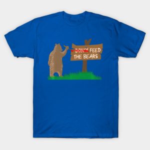 Don't Feed The Bears T-Shirt - Vintage National Park Camping Tee