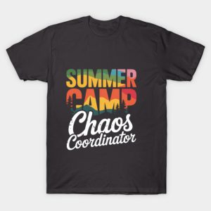 Chaos Coordinator Camp Counselor T-Shirt - Funny Summer Camp Staff Tee