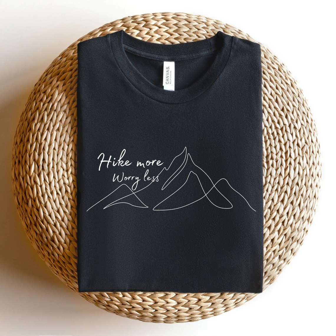 Hike More Worry less, Take A Hike T shirt, Id Hike That shirt, Adventure TShirt, Cute hiking shirts, Mountain TShirt, Hiker TShirt - Image 4
